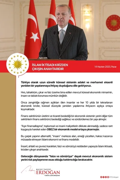 Başkan Erdoğan'dan İslam Ekonomisi ve Finansı Konferansında önemli açıklamalar-2