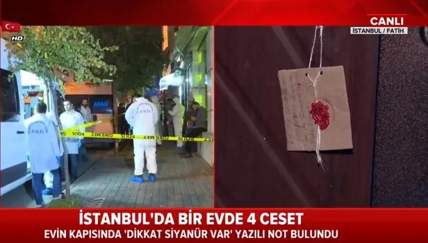 Fatih'te bir evde, 2'si kadın 4 kardeş ölü bulundu! 4 kardeşin ölümünde ilk tespit: Antidepresanla...