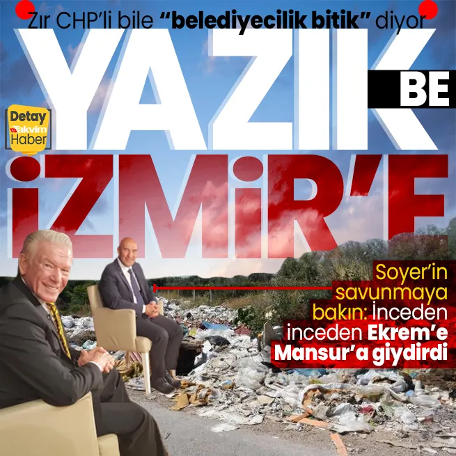 CHP yandaşı Uğur Dündardan İzmir isyanı: Belediyecilik açısından da çok şansız bir şehir! Tunç Soyerden İmamoğlu ve Yavaşa gönderme