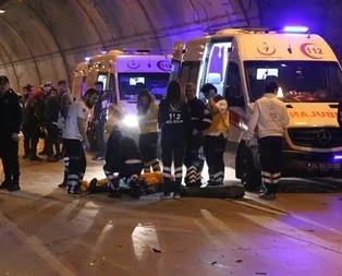 Dolmabahçe Tüneli’nde kaza!