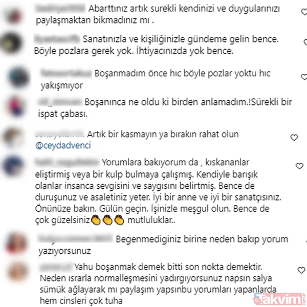 8 yıllık eşi Bülent Şakrak’tan boşanan Ceyda Düvenci’nin imalı paylaşımı takipçilerini ikiye böldü! “Boşanınca ne oldu ki birden...” - 14