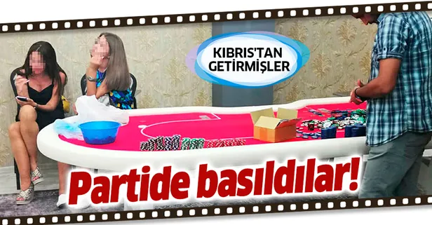 Antalya'da kumar partisine polis baskını! Suçüstü yakalandılar