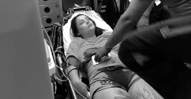 Karaman’da akılalmaz olay! Apartmanın önünde kanlar içinde bulunan kadın: Bıçağın üstüne düştüm