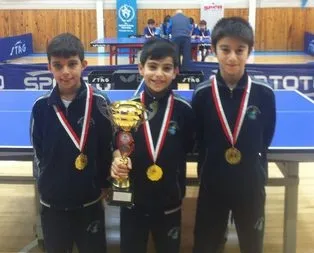 İstanbul Masa Tenisi Birincisi Medeniyet Okulları