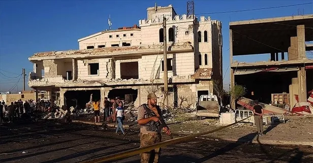 Azez'de bombalı terör saldırısı: Ölü ve yaralılar var!