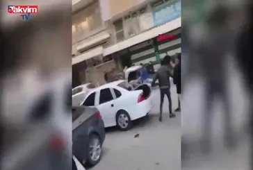 Şanlıurfa’da yol ortasında kavga kamerada
