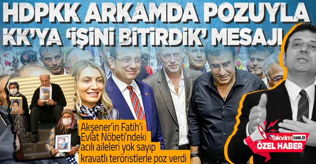 CHP'li Ekrem İmamoğlu sırtını HDP'ye yasladı! Diyarbakır'a gidip HDP'lilerle poz verdi evlat nöbetindeki acılı aileleri ziyaret etmedi