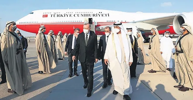 Birleşik Arap Emirlikleri ile Türkiye arasında yeni sayfa! Başkan Recep Tayyip Erdoğan Körfez’e çıkarma yaptı