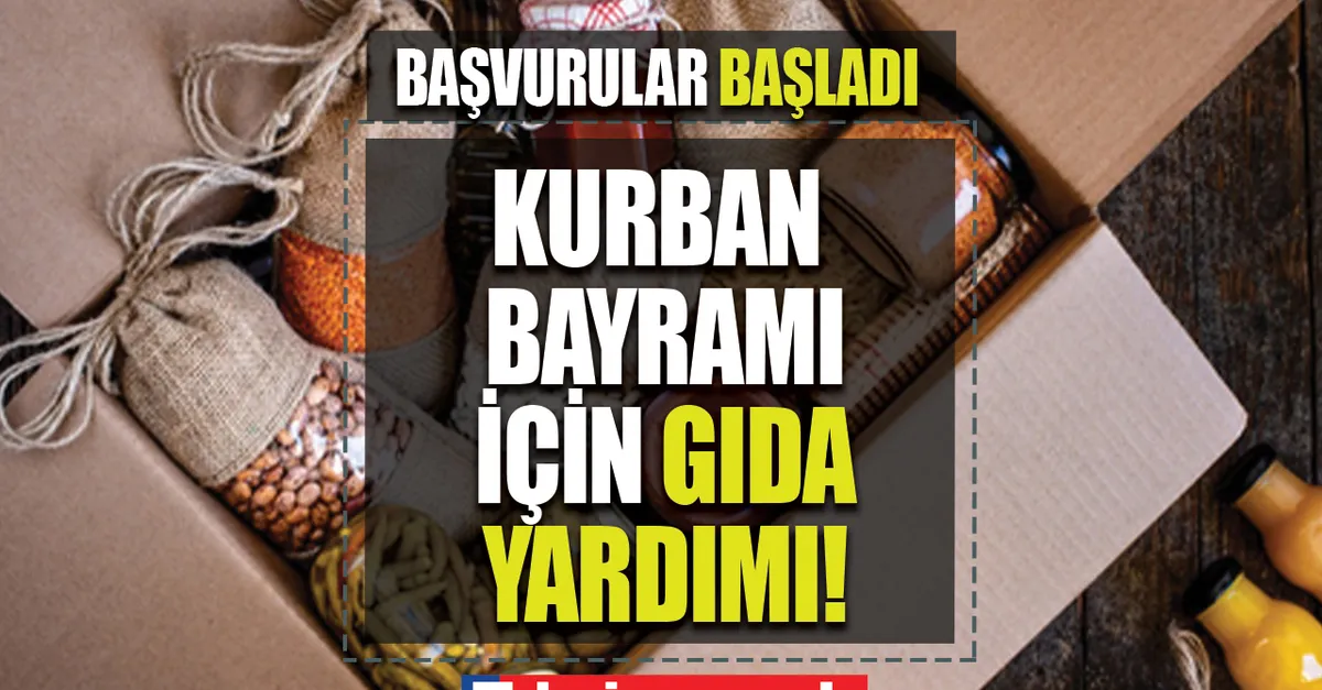Kimliği ile giden kolisini alıyor! Gıda yardımı için başvuru ekranı aktif edildi! 2022 Kurban Bayramı öncesinde...