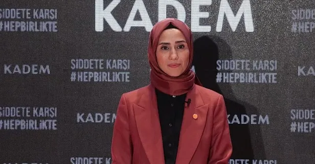 KADEM'den kadına şiddete karşı turuncu rozet!