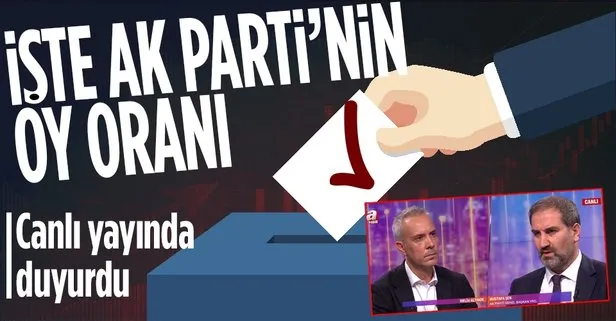2023 Cumhurbaşkanlığı seçimleri öncesi AK Parti’nin oy oranı yüzde kaç? Mustafa Şen canlı yayında açıkladı
