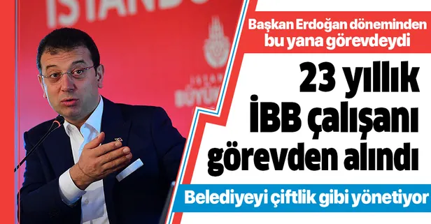 CHP'li İmamoğlu'ndan skandal bir karar daha! Mehmet Cebeci görevden alındı!