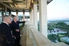 Başkan Erdoğan ile Carney'den Ankara manzarası eşliğinde sohbet