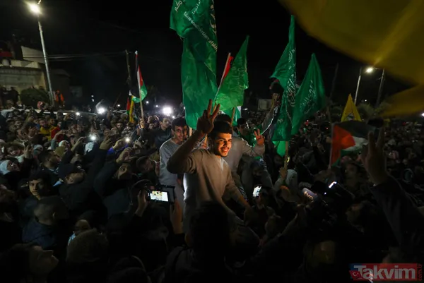 Tarihi esir takası tarihi kareler! İsrailli rehineler Hamaslılara el sallayıp veda etti... Siyonist işgalciler ise Filistinlilere saldırdı - 20