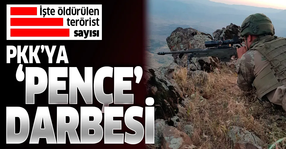 Son dakika haberi: Hakurk'a pençe harekatı sürüyor! İÅte öldürülen terörist sayısı