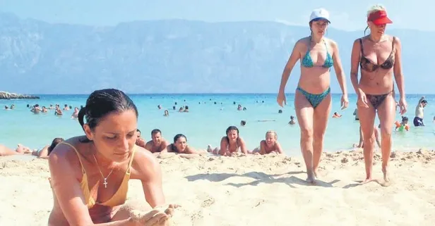 Bu plaja terlikle girmek yasak