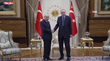 Başkan Erdoğan, MHP lideri Bahçeli'yi kabul etti