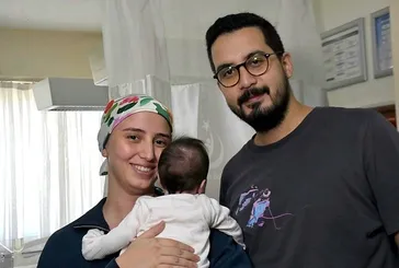 Gebeliğinde kanseri öğrenen anne, doğumdan sonra tedaviye başladı