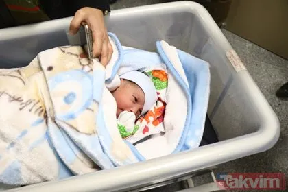 Kayseri’de yeni yılın ilk bebeği ’Recep Tayyip’ oldu