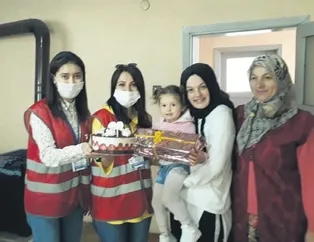 Küçük Zeynep’e doğum günü sürprizi