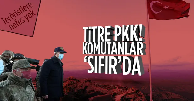 Son dakika: Bakan Akar ve komuta kademesi Irak sınırında! Teröristlere geçit yok