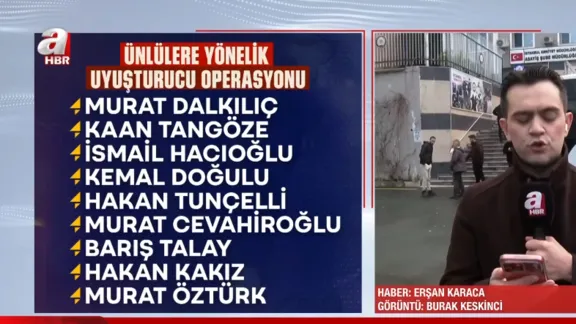 Ünlülere uyuşturucu ve fuhuş operasyonu: 19 kişi gözaltına alındı