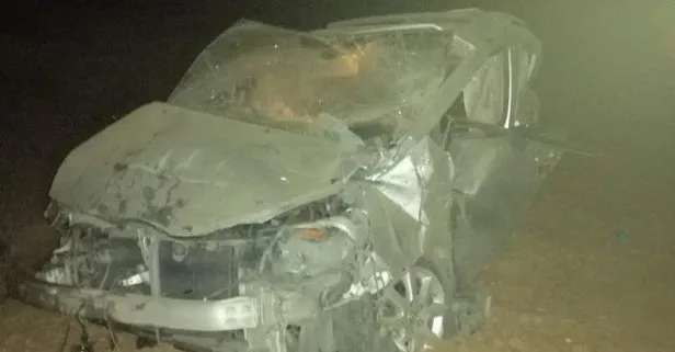 Konya’da feci kaza: Otomobil yük treninin vagonuna çarptı: 5 yaralı
