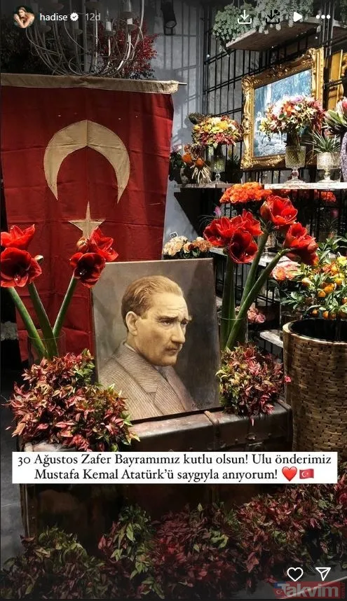 Ünlü isimlerden 30 Ağustos Zafer Bayramı paylaşımları! Demet Akalın, Müge Anlı, İbrahim Tatlıses, Alişan, Sinan Akçıl... - 27