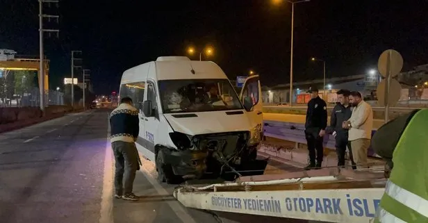 Gebze’de yürekleri ağza getiren olay! Kontrolden çıktı olanlar oldu: İşçileri taşıyan servis...