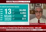 Koronavirüs Bilim Kurulu üyesi Prof. Dr. Tevfik Özlü canlı yayında duygusal anlar yaşadı! Gözyaşlarıyla anlattı |Video