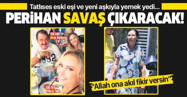 ibrahim tatlises eski esi aysegul yildiz ve yeni aski gulcin karakaya ile yemek yedi perihan savas allah ona akil takvim