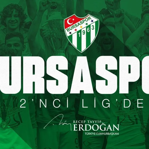 Başkan Erdoğan’dan Bursaspor’a tebrik