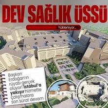 Türkiye’nin en büyük kapasiteli şehir hastanesi olacak! Sancaktepe Şehir Hastanesi’nde çalışmalara son sürat devam