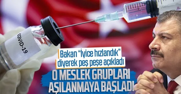 O sektörde çalışanlar aşılanacak! Bakan duyurdu