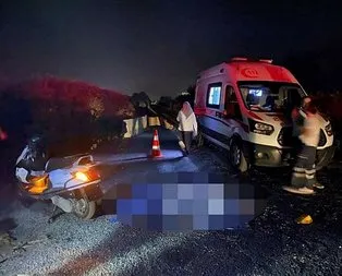 İzmir’de motosiklet devrildi: 1 ölü, 1 yaralı