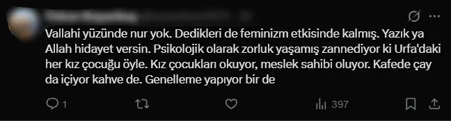 sanliurfa-ve-sanliurfalilari-hedef-alan-sozler-sonrasi-harekete-gecildi-feride-durdu-hakkinda-sorusturma-1787137567767.jpg Şanlıurfa ve Şanlıurfalıları hedef alan sözler sonrası harekete geçildi! Feride Durdu hakkında soruşturma-3