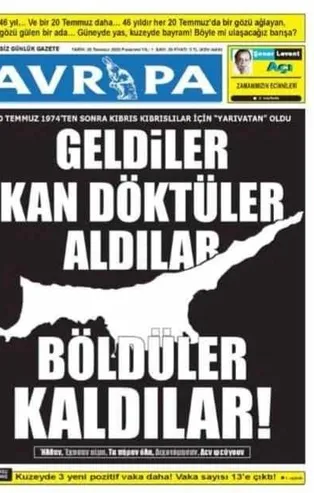 Türkiye düşmanı gazeteden skandal manşet!