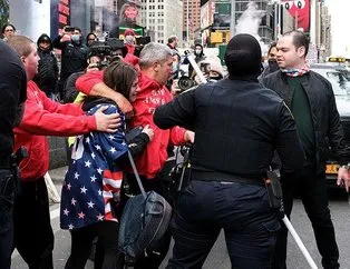 Trump karşıtları New York’ta terör estirdi