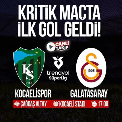 Kocaelispor - Galatasaray | CANLI