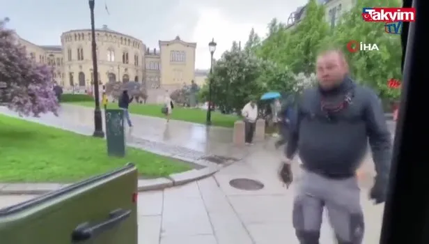 Norveç’te İslam karşıtı grup Kur’an-ı Kerim yakıp kaçmaya çalıştı! Dönüş yolunda araçları böyle takla attı