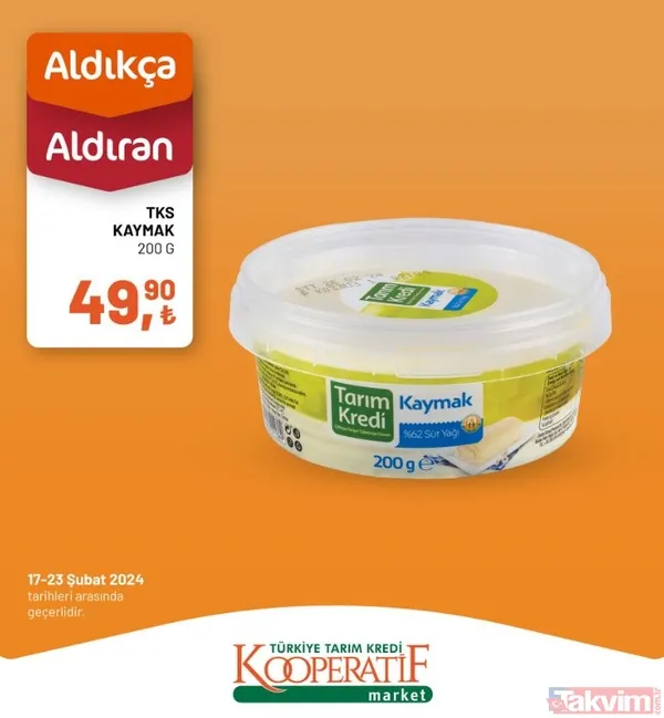 Tarım Kredi KATALOĞU 19-23 Şubat 2024 FİYAT LİSTESİ! Kooperatif market 32 üründe fiyatları indirdi! 2 katlı 6'lı kağıt havlu 54.90 TL... - 24