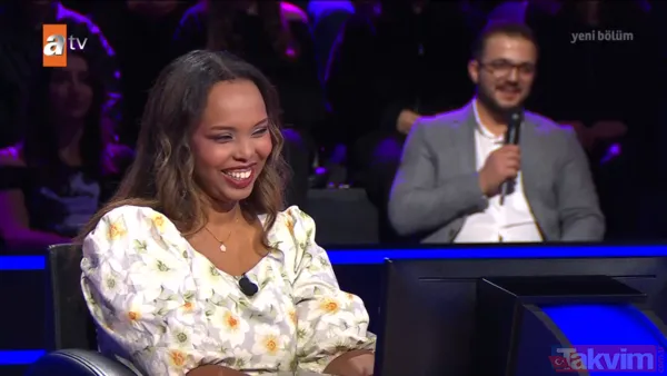 Kim Milyoner Olmak İster'de Cibutili Ladan stüdyoyu gülümsetti! "Eşim Esmerim Biçim Biçim dinletiyor" - 1