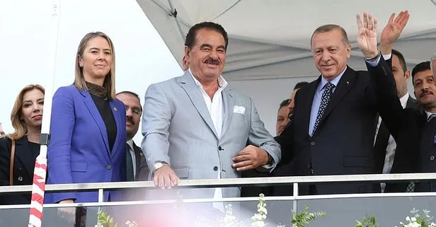 İbrahim Tatlıses Başkan Erdoğan’ı İzmir’de de yalnız bırakmadı!