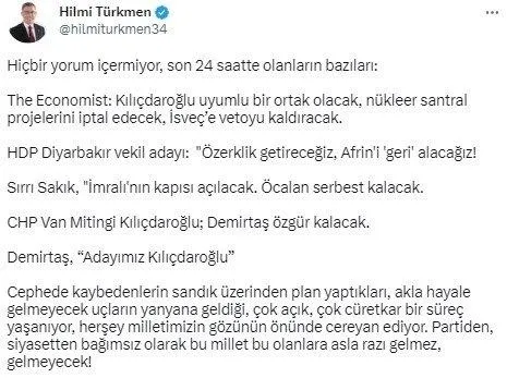 The Economist'ten Başkan Erdoğan'ı ve milli iradeyi hedef alan hadsiz kapak! Cumhurbaşkanlığı ve AK Parti'den peş peşe tepkiler-5