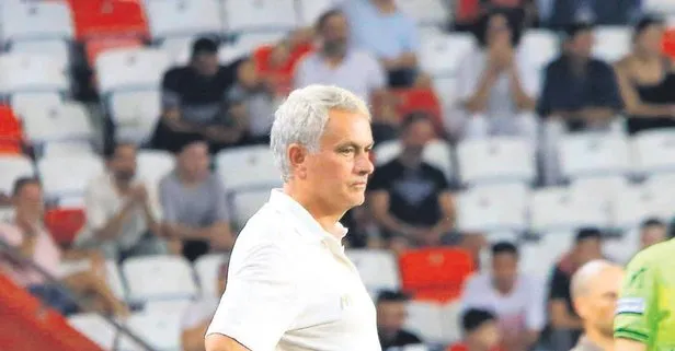 Jose Mourinho, Antalya galibiyeti sonrası oyunla ilgili eleştirileri yanıtladı