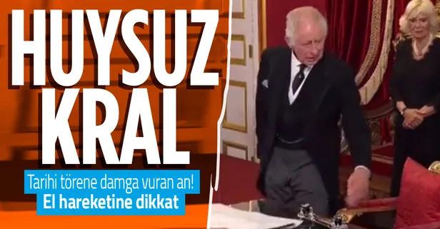Kral 3. Charles'ın bu görüntüleri gündem oldu! Tarihi törene damga vuran anlar