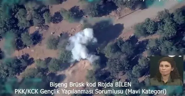 MİT’ten PKK’ya operasyon! Sözde sorumlu Rojda Bilen’in etkisiz hale getirildiği görüntüler paylaşıldı
