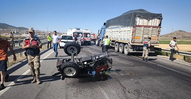 Gaziantep’te feci kaza | TIR traktörü ikiye böldü: 2 yaralı