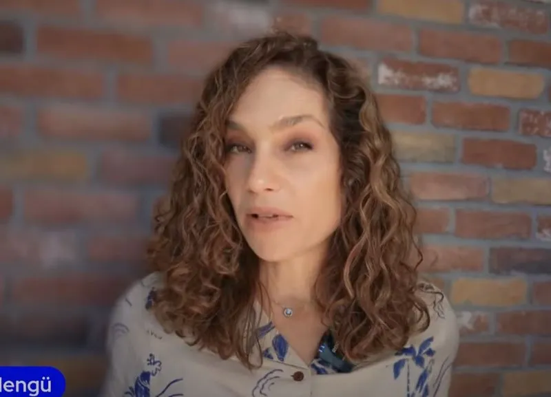 Nevşin Mengü'nün Youtube yayınından ekran görüntüsü