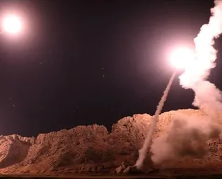 İrandan ABDye misilleme saldırısı! 2 ABD üssü balistik füzelelerle vuruldu | İşte o anlar...